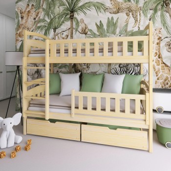 IGNAŚ 90x190 pine bunk bed Lano Furniture