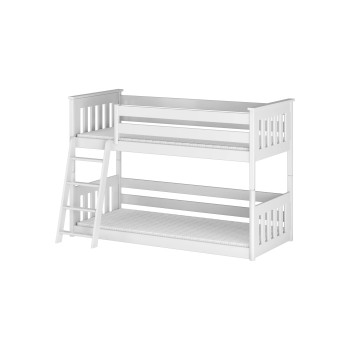 KEVIN 90x190 white bunk bed Lano Furniture