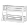 KEVIN 90x200 white bunk bed Lano Furniture