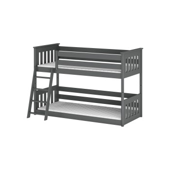 KEVIN 80x180 graphite bunk bed Lano Furniture