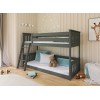 KEVIN 90x190 graphite bunk bed Lano Furniture