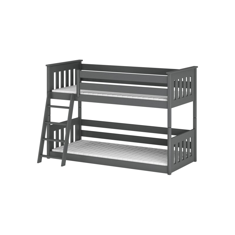 KEVIN 90x200 graphite bunk bed Lano Furniture