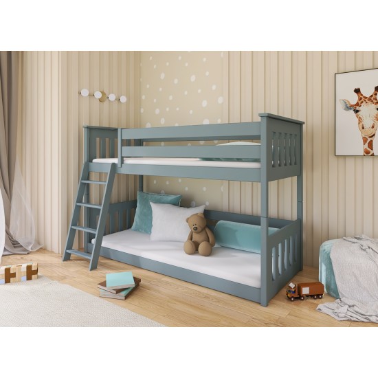 KEVIN 80x160 grey bunk bed Lano Furniture