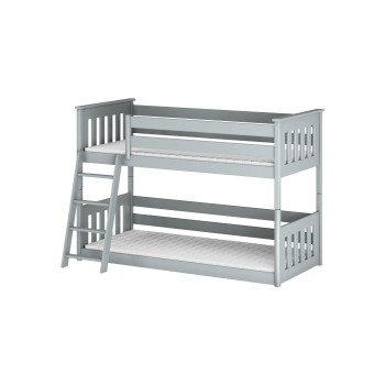 KEVIN 90x190 grey bunk bed Lano Furniture