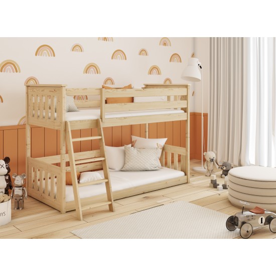 KEVIN 80x160 pine bunk bed Lano Furniture