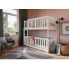 KONRAD 80x160 white bunk bed Lano Furniture
