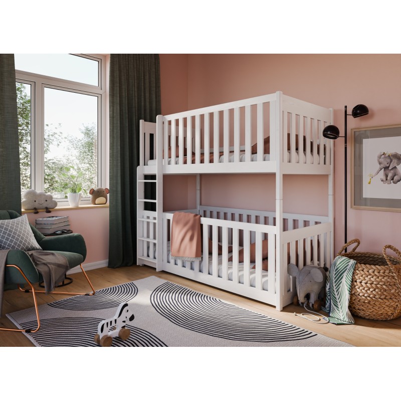 KONRAD 90x190 white bunk bed Lano Furniture