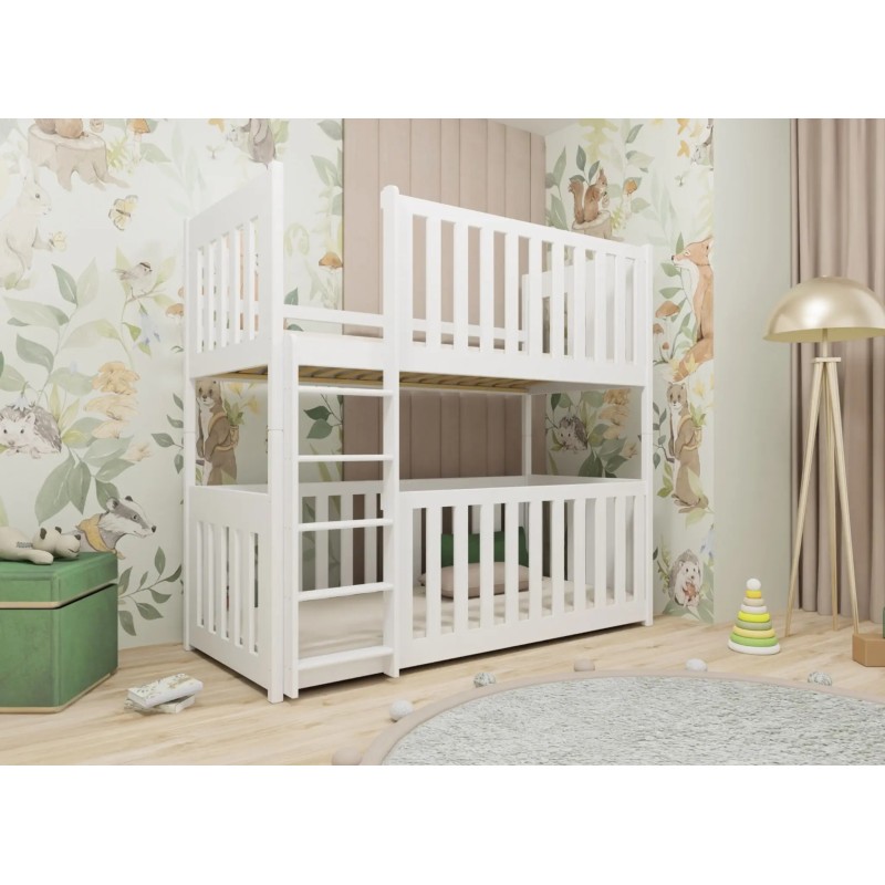 KONRAD 90x200 white bunk bed Lano Furniture