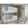 KONRAD 90x200 white bunk bed Lano Furniture
