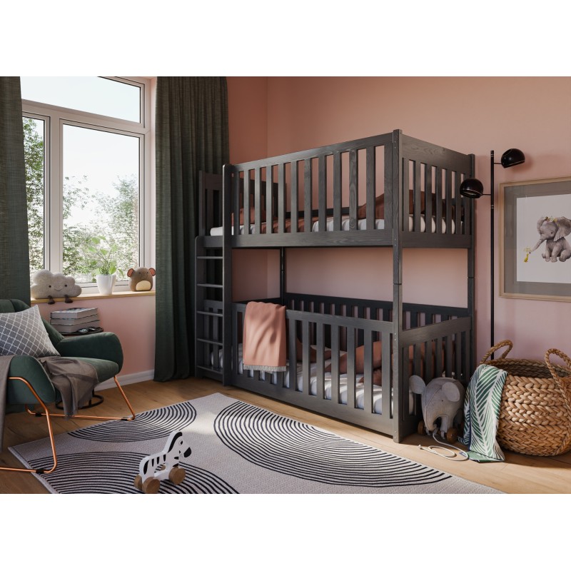 KONRAD 80x180 graphite bunk bed Lano Furniture