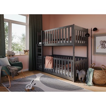 KONRAD 90x190 graphite bunk bed Lano Furniture