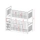 KONRAD 90x200 graphite bunk bed Lano Furniture KONRAD 90x200 graphite bunk bed Lano Furniture