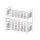 KONRAD 90x200 graphite bunk bed Lano Furniture KONRAD 90x200 graphite bunk bed Lano Furniture