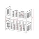 KONRAD 80x180 grey bunk bed Lano Furniture KONRAD 80x180 grey bunk bed Lano Furniture