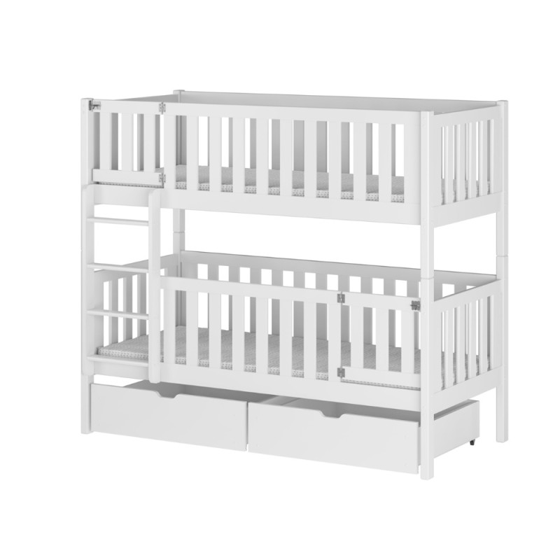 KSAWERY 80x180 white bunk bed Lano Furniture