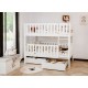 KSAWERY 80x180 white bunk bed Lano Furniture KSAWERY 80x180 white bunk bed Lano Furniture