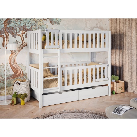 KSAWERY 80x180 white bunk bed Lano Furniture KSAWERY 80x180 white bunk bed Lano Furniture