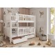 KSAWERY 80x180 white bunk bed Lano Furniture KSAWERY 80x180 white bunk bed Lano Furniture