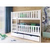 KSAWERY 80x180 white bunk bed Lano Furniture