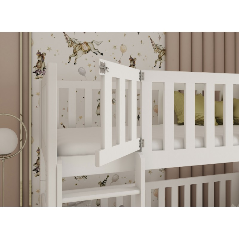 KSAWERY 80x180 white bunk bed Lano Furniture