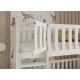 KSAWERY 80x180 white bunk bed Lano Furniture KSAWERY 80x180 white bunk bed Lano Furniture