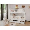 KSAWERY 80x180 white bunk bed Lano Furniture