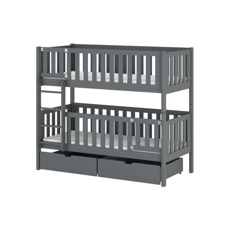 KSAWERY 80x180 graphite bunk bed Lano Furniture