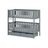 KSAWERY 80x180 grey bunk bed Lano Furniture