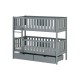 KSAWERY 80x180 grey bunk bed Lano Furniture KSAWERY 80x180 grey bunk bed Lano Furniture