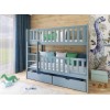 KSAWERY 80x180 grey bunk bed Lano Furniture