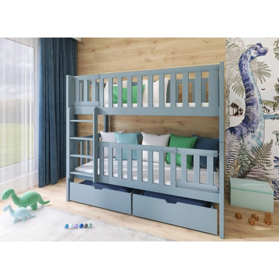 KSAWERY 80x180 grey bunk bed Lano Furniture KSAWERY 80x180 grey bunk bed Lano Furniture