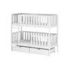 MICHALINA 80x200 white bunk bed Lano Furniture