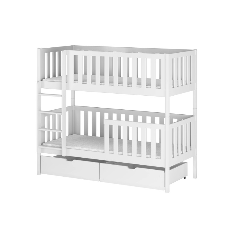 MICHALINA 80x200 white bunk bed Lano Furniture