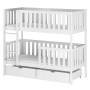 MICHALINA 90x200 white bunk bed Lano Furniture