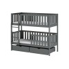MICHALINA 80x180 graphite bunk bed Lano Furniture