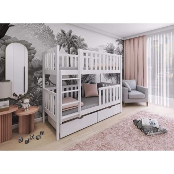 MICHALINA 80x200 graphite bunk bed Lano Furniture