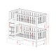 MICHALINA 90x190 graphite bunk bed Lano Furniture MICHALINA 90x190 graphite bunk bed Lano Furniture