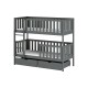 MICHALINA 90x200 graphite bunk bed Lano Furniture MICHALINA 90x200 graphite bunk bed Lano Furniture