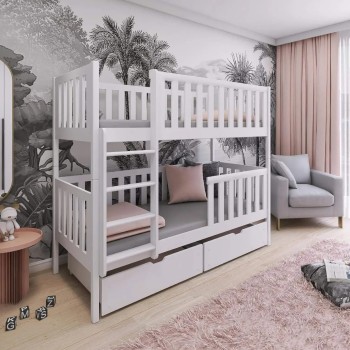 MICHALINA 90x190 grey bunk bed Lano Furniture