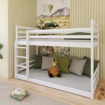 MINI 90x190 white bunk bed Lano Furniture