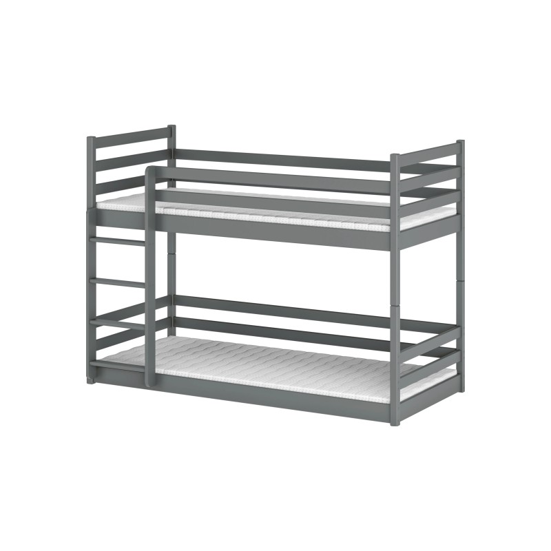 MINI 80x160 graphite bunk bed Lano Furniture