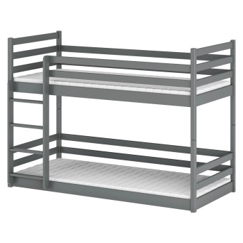 MINI 90x190 graphite bunk bed Lano Furniture