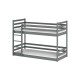 MINI 90x200 graphite bunk bed Lano Furniture MINI 90x200 graphite bunk bed Lano Furniture