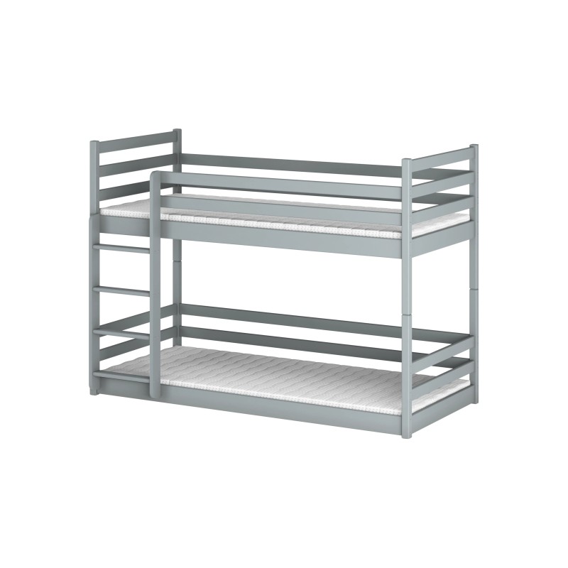 MINI 80x160 grey bunk bed Lano Furniture