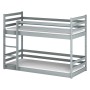 MINI 80x200 grey bunk bed Lano Furniture