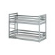 MINI 90x190 grey bunk bed Lano Furniture