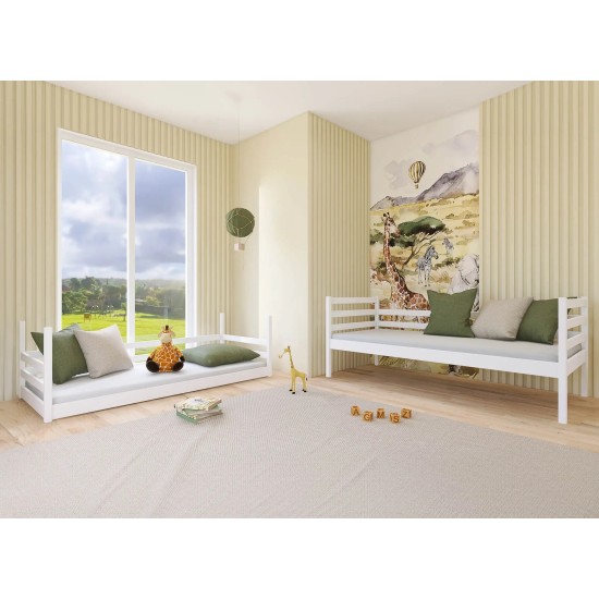 MINI 90x190 grey bunk bed Lano Furniture