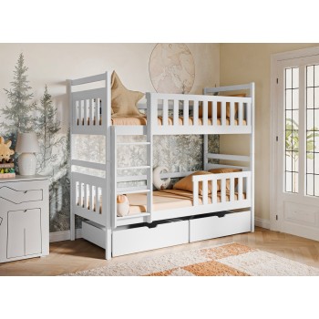 MONIKA 80x180 white bunk bed Lano Furniture