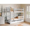 MONIKA 90x190 white bunk bed Lano Furniture