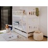 MONIKA 90x190 white bunk bed Lano Furniture